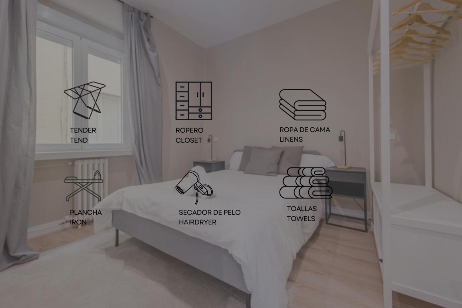 Downtown Apt Para 7Pax La Latina,Centro De Μαδρίτη Εξωτερικό φωτογραφία