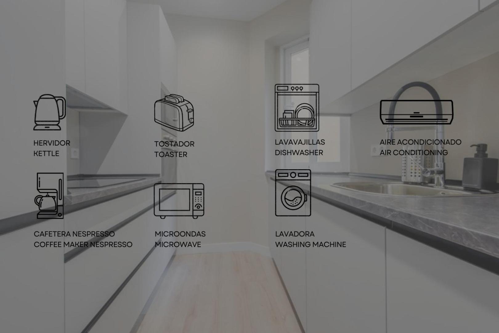 Downtown Apt Para 7Pax La Latina,Centro De Μαδρίτη Εξωτερικό φωτογραφία